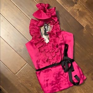 White House Black Market Halter Blouse. NWT.